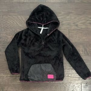 Calvin Klein, Youth Fleece Lined Faux Fur Hoodie w/ front pocket, (10-12)